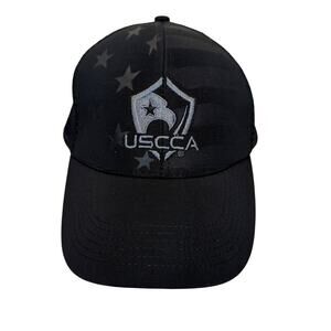 USCCA Mesh Snapback Hat Baseball Cap Trucker Black Concealed Carry Association